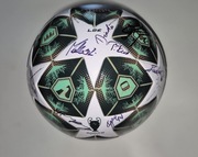 Piłka ADIADAS UCL LGE JH1296 z autografami piłkarzy Zagłębia Lubin
