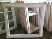 okno drewniane 130x120 cm jednoskrzydłowe BRAK SZYBY tylko skrzydło i rama