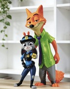 Dwie figurki Zootopia Judy i Nick