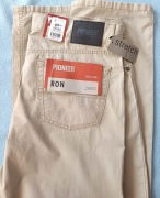 Spodnie PIONEER na lato,jasne,metki,nietrafiony prezent