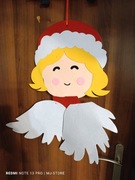 Filcowy anioł dekoracja