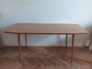 Stolik kawowy patyczak jamnik wykręcane nóżki lata 60 vintage retro PRL