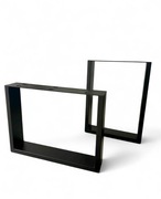 Nogi do stolika kawowego loft 2 szt | 39x39