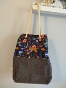 Torebka materiałowa kwiaty Baggage