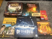 Zestaw gier planszowych :Detektyw,Robinson Crusoe,Agricola