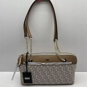 DKNY BRYANT Medium torebka/listonoszka - bezowa- NEW 