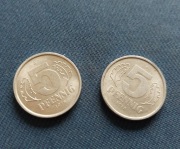 Moneta Niemcy 5 fenigów 1978 NRD 