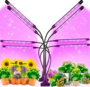 Lampa LED do uprawy roślin 2 szt pełne spektrum timer 3 tryby 9 poziomów