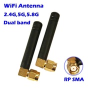Antena WiFi 2,4/5GHz, Bluetooth 3 dBi wtyk RP-SMA