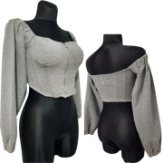 *III BLUZKA BERSHKA M SEXY UWYDATNIA BIUST 