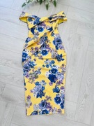 Sukienka piankowa w kwiaty Asos 34 XS