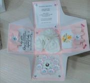 Exploding box pamiątka z okazji I Komunii Św.