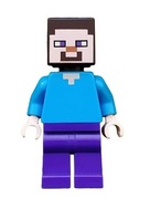 NOWA FIGURKA LEGO MINECRAFT STEVE z NOŻYCAMI