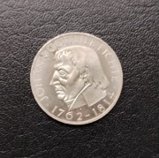 Srebrna moneta 5 Marek Niemcy (RFN) 1964 Johann Gottlieb Fichte .625 11,2g