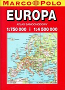 EUROPA Atlas samochodowy 1:750 000 Marco Polo