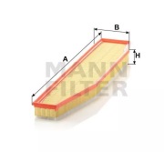 MANN FILTER FILTR POWIETRZA BMW X3 2,0D/3,0D 06-