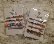 Zestaw spinek wsuwki ozdobne 8 szt