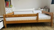 Łóżeczko dziecięce drewniane 160x90 cm