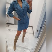 Jeansowa sukienka ! Blue denim ! Hit butików