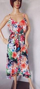 Sukienka w kwiatowy print 