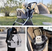 Beberoad R5 Wózek dla psa kota 3w1 zdejmowane nosidełko transporter Nowy