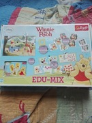 Zestaw edukacyjny, puzzle, kartoniki, gra Piotruś