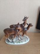 Duża Grupa figuralna sarenki i jeleń 