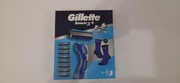 Gillette zestaw prezentowy maszynka + 8 wkłady do golenia + skarpetki