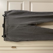 Spodnie H&M szare eleganckie ankle regular waist minimalistyczne nowe