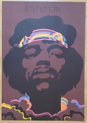 Jimi Hendrix, Waldemar Świerzy OYRIGINAŁ plakat 73