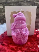 Świeczka sojowa bałwanek 