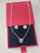 Srebrny Zestaw biżuterii Pandora 