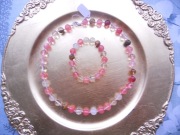 Naszyjnik kamień naturalny Kwarc z rutylem.