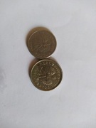 Zestaw monet 50gr 1991r/ 20 gr 1990r