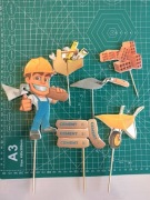 Zestaw topperów z masy cukrowej na zamówienie 