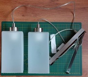 Żyrandol lampa wisząca szkło metal nowa