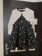 Sukienka dziewczęca wizytowa hm wesele,impreza, 134