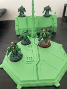 Wh40k Space Dawn Of War Marines Baraki 2 Budynek Makieta