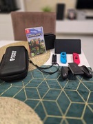 Konsola Nintendo Switch Oled z JoyConami+karta+minecraft+etui+podztawka