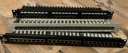 Patchpanel 19" PATCH PANEL 24 porty kat 5E 1U 24x z tacką CAT5E 24xRJ45 UTP