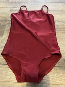 Body baletowe/ gimnastyczne bordo 110/116