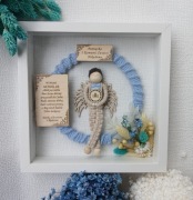 Pamiątka pierwszej komunii aniołek na komunię upominek ramka