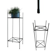 KWIETNIK Stojak Na Kwiaty Stojący Loft Metalowy Nowoczesny 60 cm