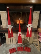 Drewniany Skrzat 100 cm – "Pan Mikołaj". Rękodzieło z Litego Drewna