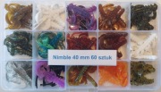 Nimble 40 mm 4 cm 1g - 60 sztuk zestaw pudełko #raczki #nimble