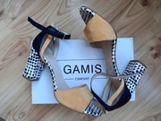 Przepiękne oryginalne sandałki skóra naturalna roz. 40 prawie nowe