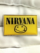 NOWA Przypinka pin metalowa Nirvana Curt Cobain y2k