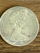 Kanada 1 dolar 1966 Elżbieta 2 srebro