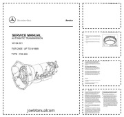 Mercedes-Benz W124.021 722.400 Service Manual Serwisowa naprawcza