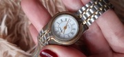 Stary zegarek Ingersoll złoto srebrna bransoleta